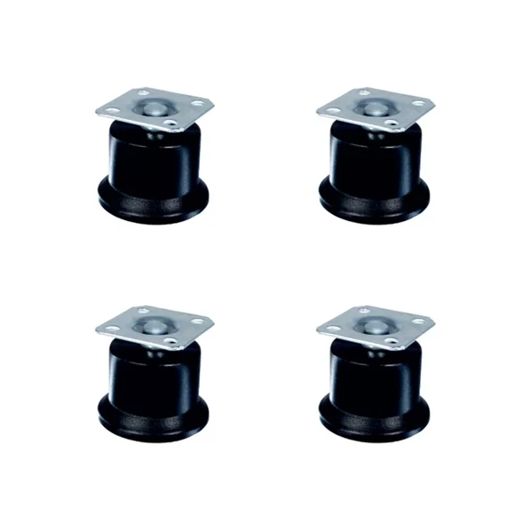 Bekleme Bingo Ayak Tablalı - 50MM - Siyah HKS280 - 4 Adet ürün görseli 1