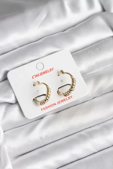 14K Gold Renk Kaplama CM Kadın Küpe - TJ-BKP11415 ürün görseli 1