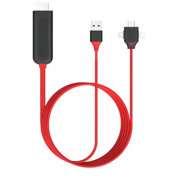 ZR18 3 İn 1 Usb To Hdmı Kablo ürün görseli 1