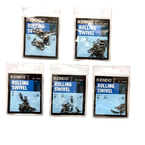 Kendo Rolling Swivel Bilyalı Fırdöndü (10ADET) ürün görseli 1