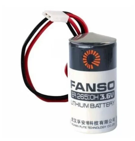 ER26500H Kablolu Konnektörlü (51005-2P) 3.6V Lithium Pil (Li-SOCL2) ürün görseli 1