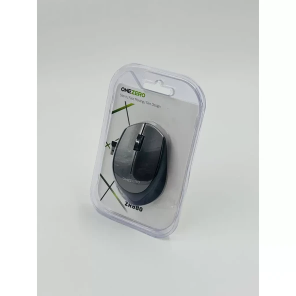ZR880 Gri Wireless Mouse ürün görseli 1