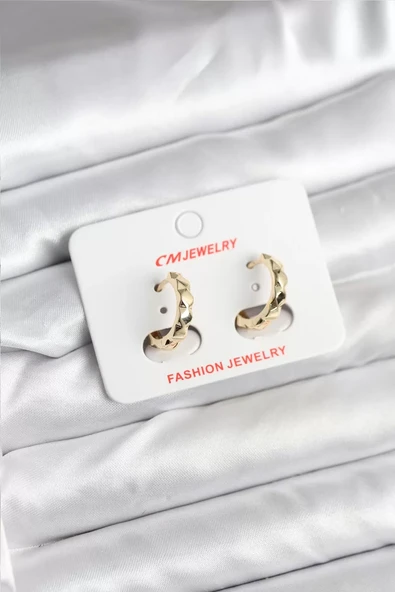 14K Gold Renk Kaplama CM Kadın Küpe - TJ-BKP11404 ürün görseli 1
