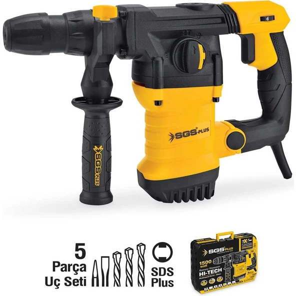 Sgs 5183 Sds Plus 5 Joules Kırıcı Delici Matkap 1500 Watt ürün görseli 1