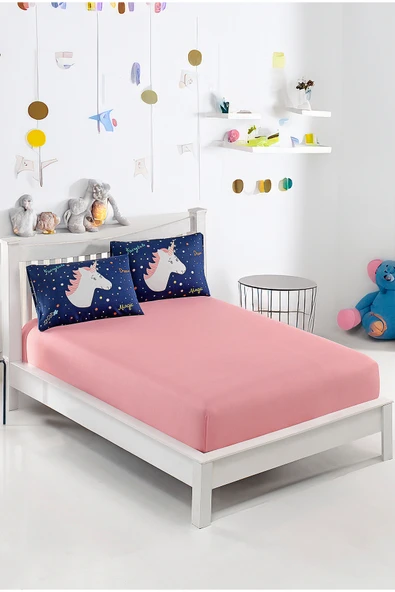 Pes Lastikli Çarşaf Seti Çift Kişilik MagicUnicorn Laci ürün görseli 1