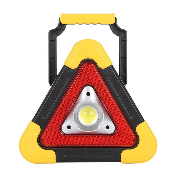 POWERMASTER 500 LUMEN SOLAR ŞARJLI ÇOK FONKSİYONLU REFLEKTÖR IŞIKLI İKAZ LAMBASI ürün görseli 1