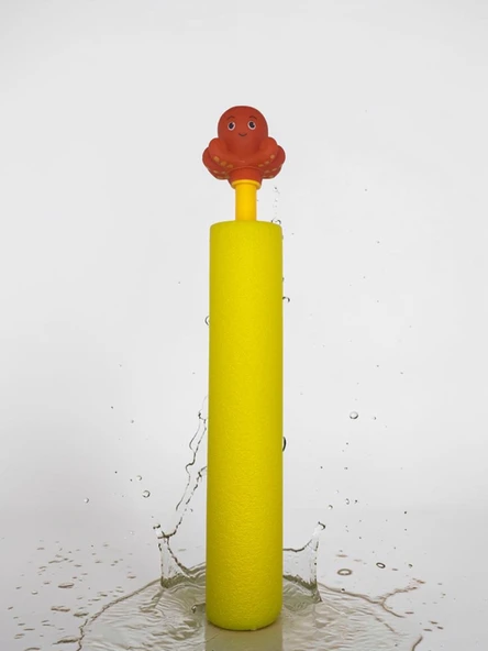 Figürlü Köpük Su Pompası Oyuncağı (45 cm) - Ahtapot - Turuncu ürün görseli 1