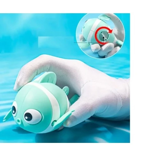 Kurmalı Balık Bebek Banyo Oyuncağı - Resim 4