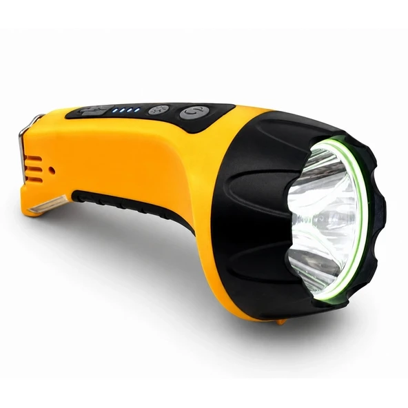 Ws-2626 8 Watt 12 Saat Aydınlatmalı Type-c Şarjlı Projektör Şarjlı Kambur Fener ürün görseli 1