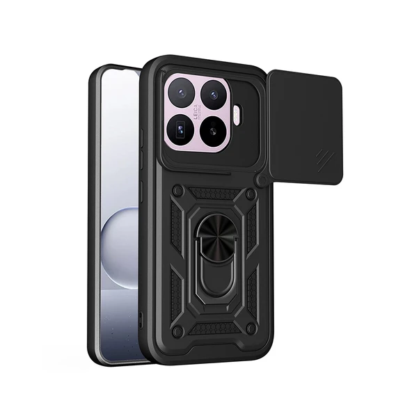 Xiaomi 17T Pro Kılıf Magnetik Standlı Kamera Korumalı Sürgülü Vega Kapak ürün görseli 1