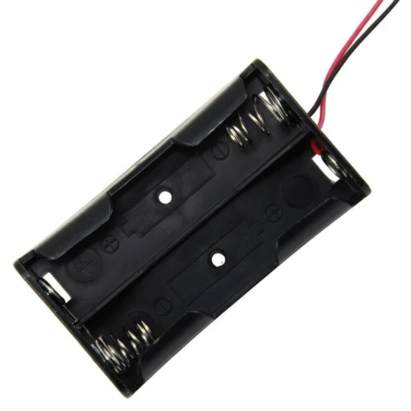 Powermaster PM-18650-2 Başlıklı 18650 Pil İçin Kablolu Zıt Yön İkili Pil Yuvası ürün görseli 1