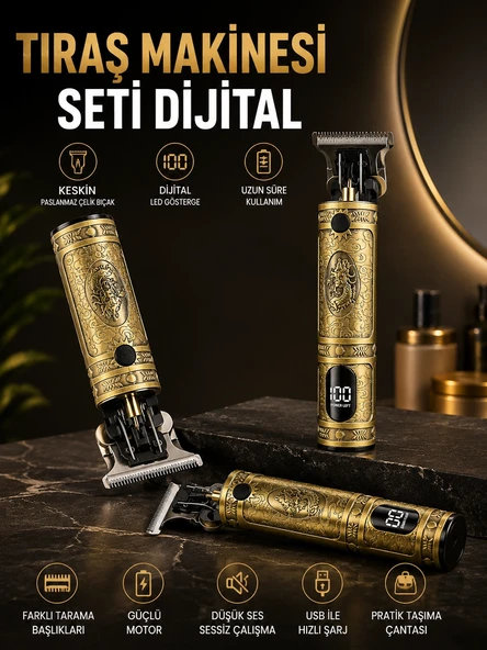 RD 378 Çizik Tıraş Makinesi Seti Dijital ürün görseli 1