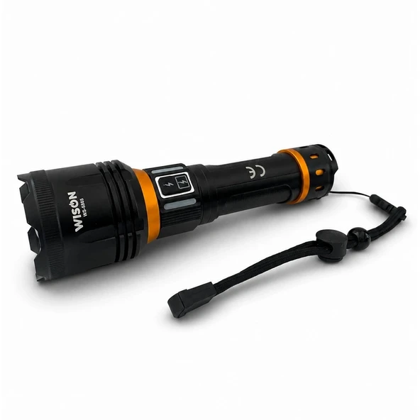 Ws-6565 25watt 2300 Lümen Usb Type-c Şarjlı El Feneri ürün görseli 1