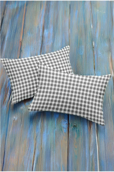 Yastık Kılıfı 50x70 cm  Kombin Siyah ürün görseli 1