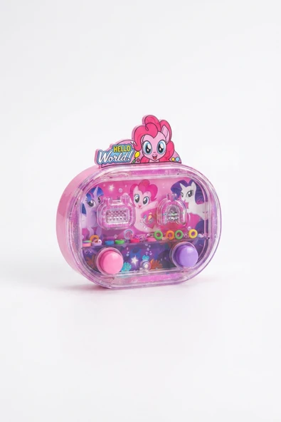 Işıklı Su Oyunu My Little Pony Suda Halka Geçirme Nostaljik El Atarisi Pilsiz Su ile Çalışan 3+ Yaş ürün görseli 1