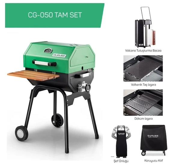 Guruss Cg-050 Tam Set Yeşil ürün görseli 1