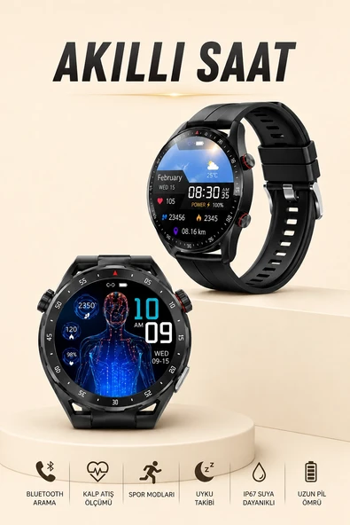 Entegre Gps Ve Geniş Spor Modu Seçenekleriyle Akıllı Saat ürün görseli 1