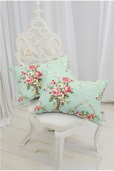 Modern ve Şık tasarım Yastık Kılıfı Mint  50x70 Cm ürün görseli 1