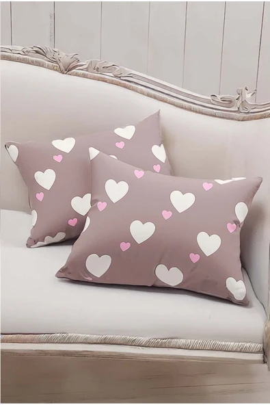 Modern ve Şık tasarım Yastık Kılıfı Gülkurusu 50x70 Cm ürün görseli 1