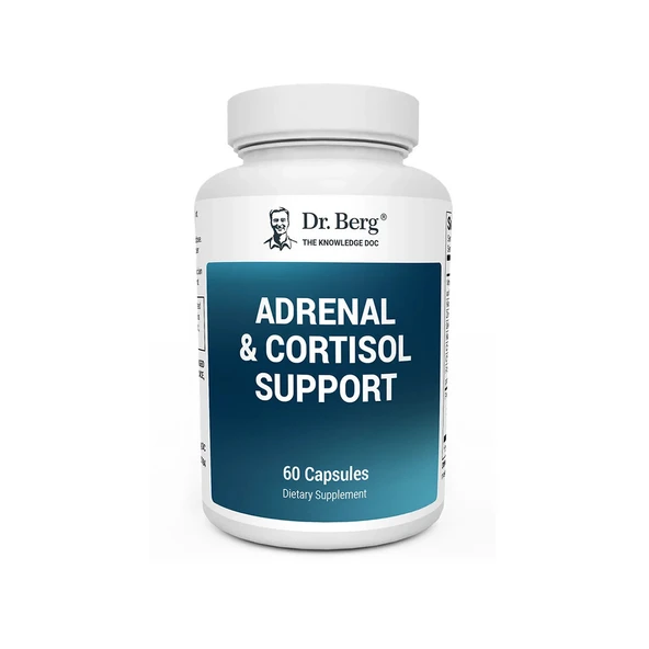 DR.BERG Adrenal & Cortisol Support  60 Vegetable Capsules ürün görseli 1
