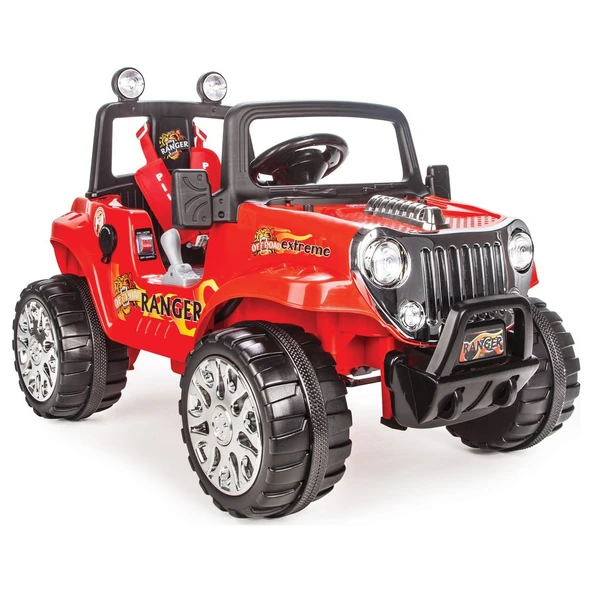 Pilsan Ranger 12 V Uzaktan Kumandalı Akülü Jeep - Kırmızı 05 107 ürün görseli 1