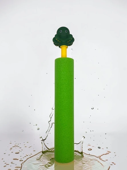 Figürlü Köpük Su Pompası Oyuncağı (45 cm) - Ahtapot - Yeşil ürün görseli 1