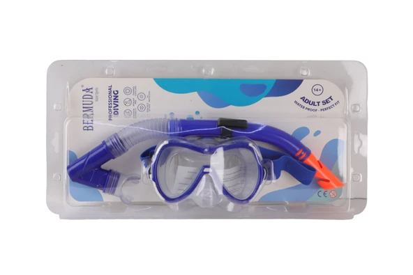 KZLD-AK301-121CS MASKE SNORKEL SET OZEL CAM 24 ürün görseli 1