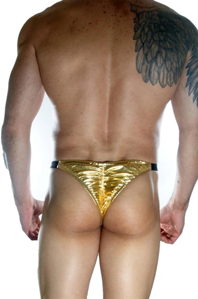 Erkek Arkası Büzgülü Gold Brazillian Slip ürün görseli 1