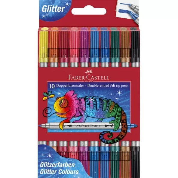 Faber-Castell Keçeli Kalem Seti Simli Çift Uçlu 1 5062151107000 ürün görseli 1