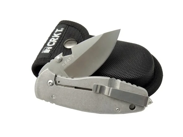Crkt 3329 BK Heat Kamp Çakı 18cm - Metal Sap, Kılıflı, Açacaklı, Perçinli ürün görseli 1