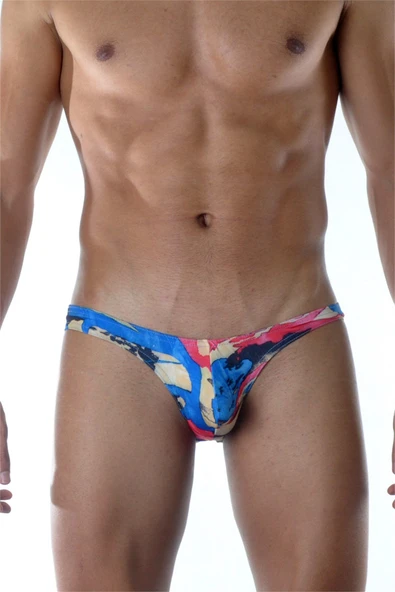 Desenli Erkek Slip - Resim 2