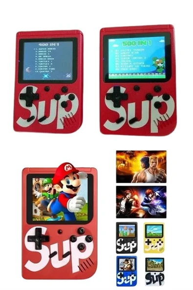 Nevamel Sup Atari Retro 400 Nostalji Oyunlu Mini Atari Taşınabilir Oyun Konsolu ürün görseli 1