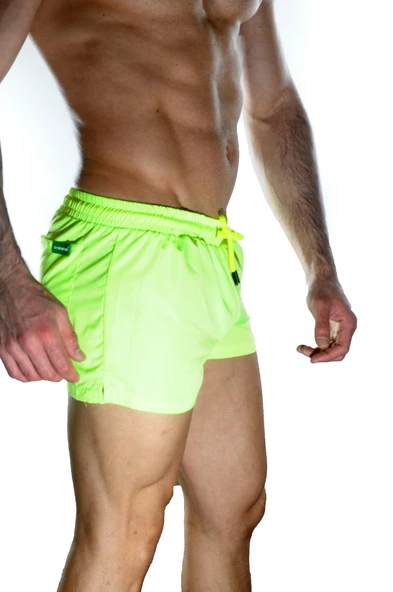 Erkek Neon Mini Mayo Short - Resim 5
