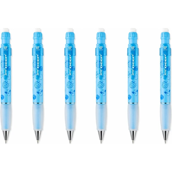Deep Mekanik Versatil Kalem 0.7 mm Meyve Temalı 6'lı Paket ürün görseli 1