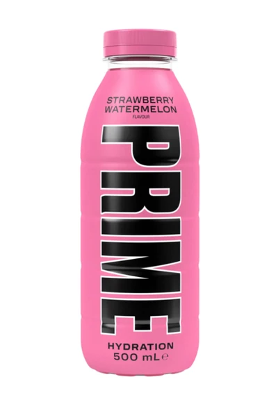 Prime Hydration Strawberry Watermelon 500 ml – Çilek & Karpuz Aromalı Sporcu İçeceği ürün görseli 1