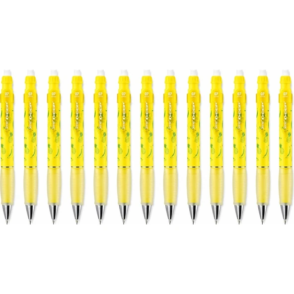 Deep Versatil Kalem 0.7 mm Fosforlu Sarı Ananas Muz 12'li Paket ürün görseli 1