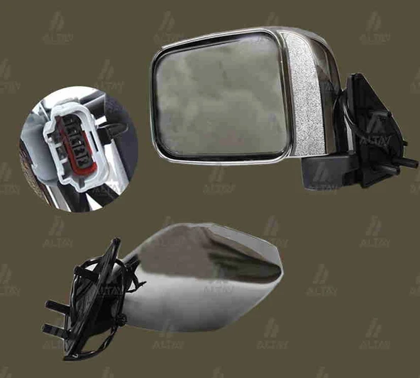 Dış Dikiz Aynası Pıckup (2003 Yılında Çıkan Kasa) Yd25 Elektrikli Krom Sol (Oem No:963023S420) ürün görseli 1