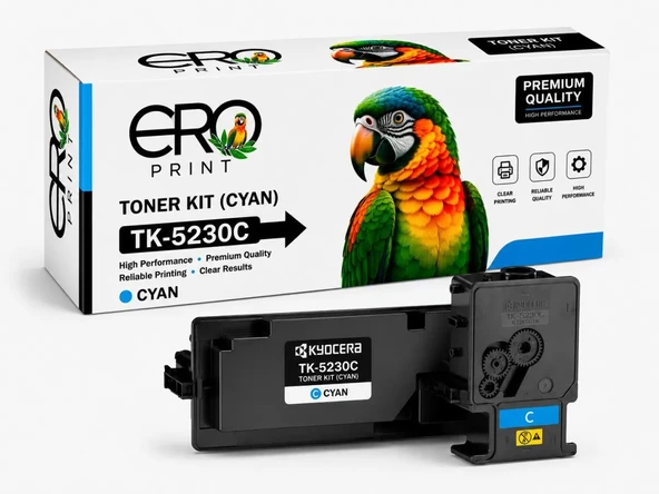 TK-5230C Kyocera ECOSYS P5021cdn Mavi Muadil Toner ürün görseli 1