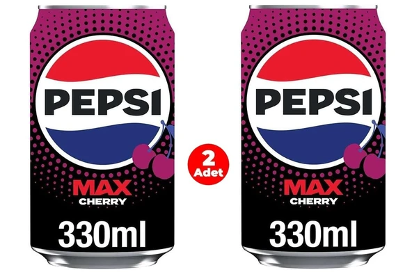 Pepsi Max Cherry No Sugar - Kiraz ve Kola Aromalı Şekersiz Gazlı İçecek (2 ADET) ürün görseli 1