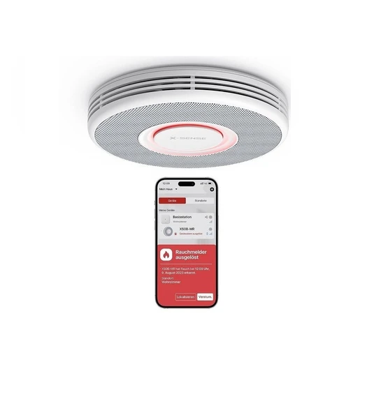 X-Sense XS0B-MR Duman Dedektörü Yangın Alarm Kablosuz Wi Fi li (1 Adet XS0B-Mr Duman Dedektörü, Wİ Fi için baz istasyonu gereklidir.) ürün görseli 1