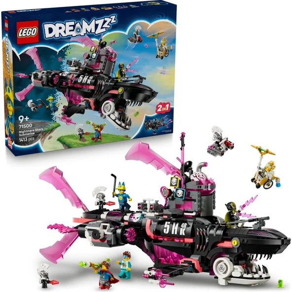 LEGO 71500 Dreamzzz™ Kabus Köpek Balığı Denizaltısı ürün görseli 1