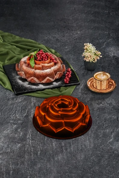 LAVONNI Gül Desenli Kek Kalıbı ürün görseli 1