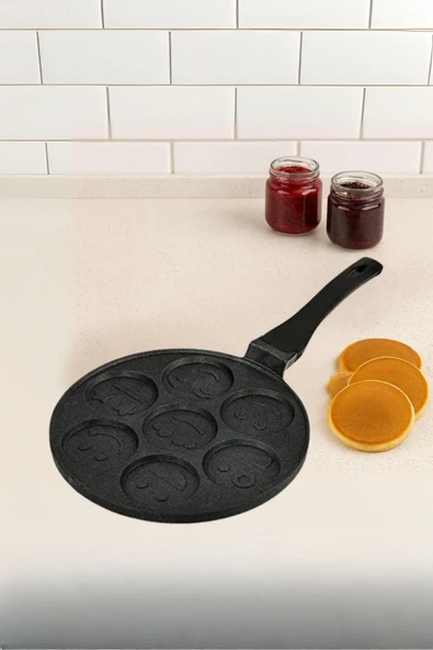 LAVONNI Döküm Pancake Tavası - Siyah ürün görseli 1