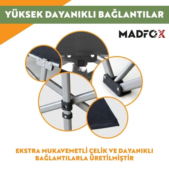 Madfox AeroLift Katlanır Kamp Yatağı Kampet - Resim 8