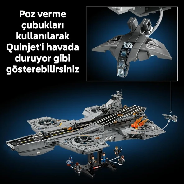 LEGO 76354 Marvel S.H.I.E.L.D. Helikoptaşır - Resim 9