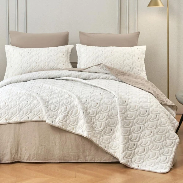 Royal Home Çift Kişilik Velora Soft 6 Parça Yatak Örtüsü Seti ürün görseli 1