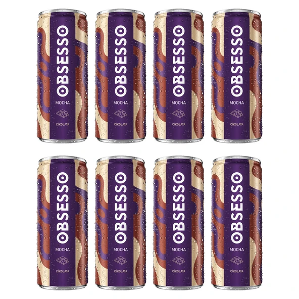 Obsesso Mocha Soğuk Kahve 250 ml x 8 Adet ürün görseli 1