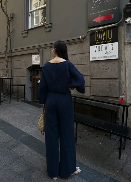 Pantolon Ve Bluz Müslin Takım - Resim 10