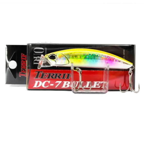 Duo Terrif DC- 7 Bullet 7.5cm 10.2gr Slow Floating Maket Balık  CPA0608 Gold Rainbow ürün görseli 1