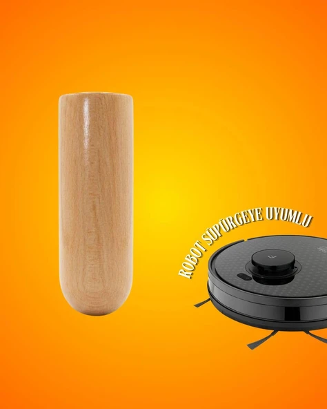 Ahşap Bohem Ayak 20 cm ( 4 ADET ) - Resim 3